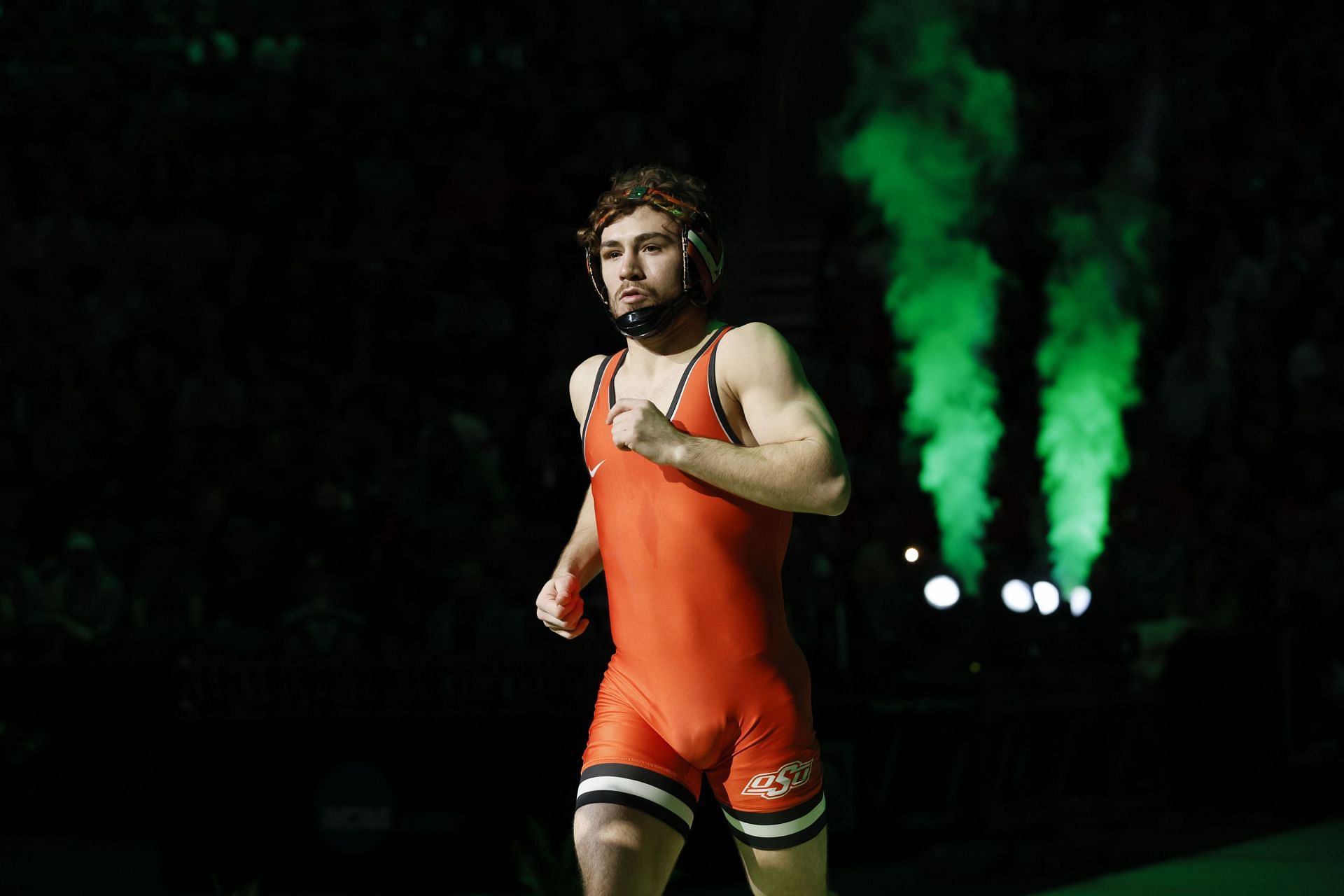 Daton Fix at the 2022 NCAA Division I Men's Wrestling Championship - Source: Getty